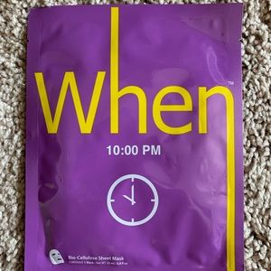 When 10 pm Bio-Cellulose Sheet Mask